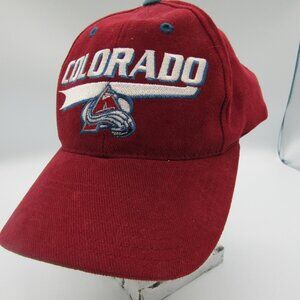 Adult Colorado Avalanche Hockey ballcap.